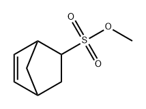 双环[2.2.1]庚-5-烯-2-磺酸甲酯 结构式