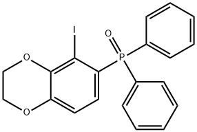 Phosphine oxide, (2,3-dihydro-5-iodo-1,4-benzodioxin-6-yl)diphenyl- 结构式