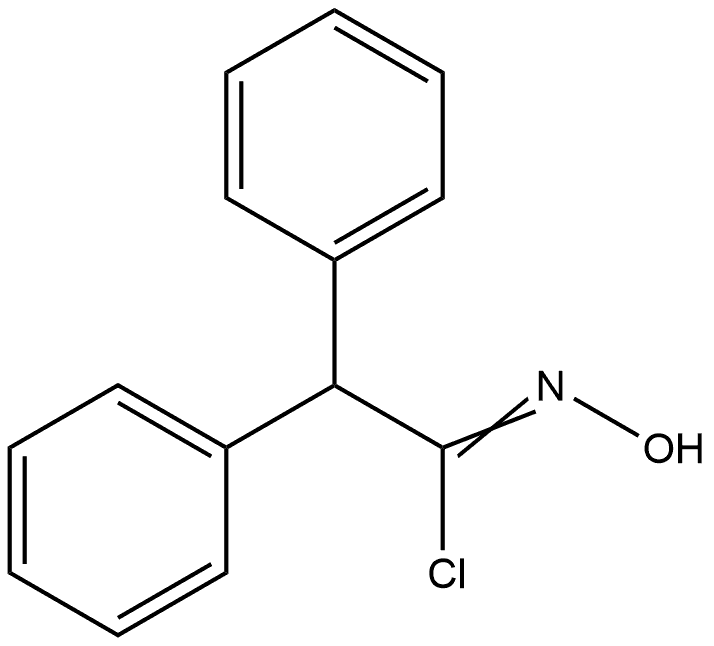 Benzeneethanimidoyl chloride, N-hydroxy-α-phenyl- 结构式