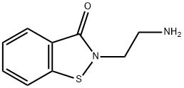 2-(2-氨基乙基)苯并[D]异噻唑-3(2H)-酮 结构式