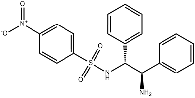 Benzenesulfonamide, N-[(1R,2R)-2-amino-1,2-diphenylethyl]-4-nitro- 结构式