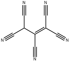 1-Propene-1,1,2,3,3-pentacarbonitrile 结构式