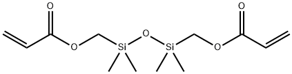 1,3-二(丙烯酰氧基甲基)-1,1,3,3-四甲基二硅氧烷 结构式