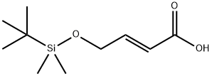 (E)-4-((叔丁基二甲基甲硅烷基)氧基)丁-2-烯酸 结构式