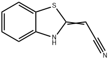 delta2,alpha-Benzothiazolineacetonitrile (8CI) 结构式