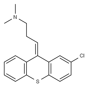 氯普噻吨杂质 结构式