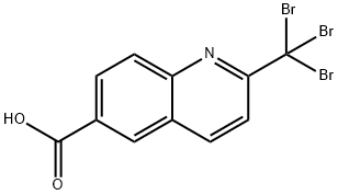 2-(Tribromomethyl)quinoline-6-carboxylic acid 结构式