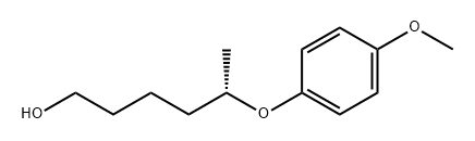 1-Hexanol, 5-(4-methoxyphenoxy)-, (5S)- 结构式