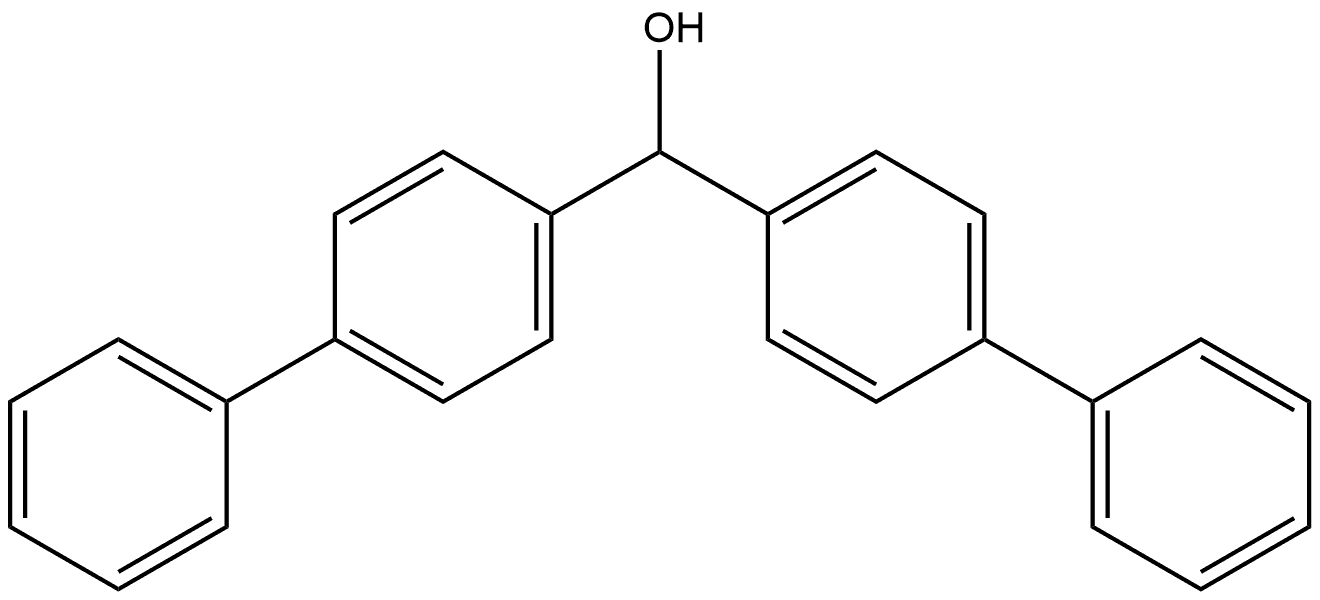 [1,1'-Biphenyl]-4-methanol, α-[1,1'-biphenyl]-4-yl- 结构式