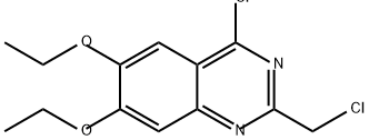 Quinazoline, 4-chloro-2-(chloromethyl)-6,7-diethoxy- 结构式