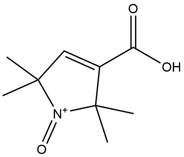 1H-Pyrrolium, 3-carboxy-2,5-dihydro-2,2,5,5-tetramethyl-1-oxo- 结构式