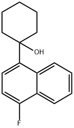 1-(4-fluoronaphthalen-1-yl)cyclohexanol 结构式