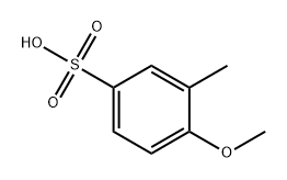 Benzenesulfonic acid, 4-methoxy-3-methyl- 结构式