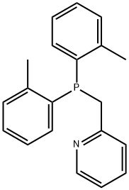 Pyridine, 2-[[bis(2-methylphenyl)phosphino]methyl]- 结构式