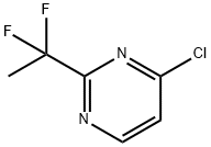 4-氯-2-(1,1-二氟乙基)嘧啶 结构式