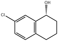 (1R)-7-氯-1,2,3,4-四氢萘-1-醇 结构式