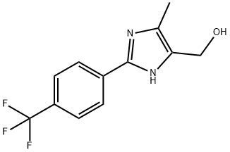 2-[4''-(Trifluromethyl)phenyl]-4-methylimidazole-5-methanol 结构式