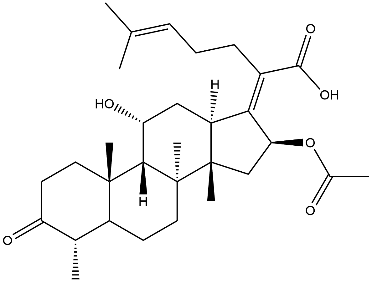 3-酮基夫西地酸(欧洲药典标准品) 结构式