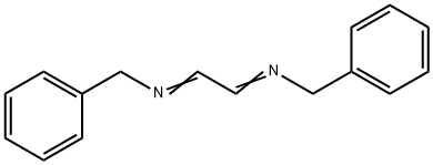 Benzenemethanamine, N,N'-1,2-ethanediylidenebis- 结构式