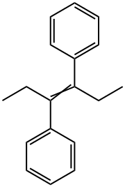 Benzene, 1,1'-(1,2-diethyl-1,2-ethenediyl)bis- (9CI) 结构式