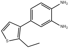 1,2-Benzenediamine,4-(2-ethyl-3-thienyl)-(9CI) 结构式