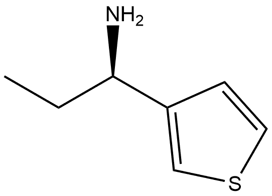 (1R)-1-(THIOPHEN-3-YL)PROPAN-1-AMINE 结构式