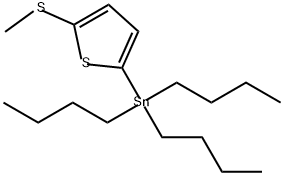 Stannane, tributyl[5-(methylthio)-2-thienyl]- 结构式