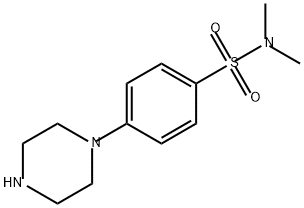 Benzenesulfonamide, N,N-dimethyl-4-(1-piperazinyl)- 结构式