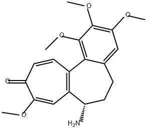 Benzo[a]heptalen-10(5H)-one, 7-amino-6,7-dihydro-1,2,3,9-tetramethoxy-, (7S)- 结构式