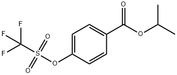 丙-2-基 4-[(三氟甲磺酰基)氧基]苯甲酸酯 结构式
