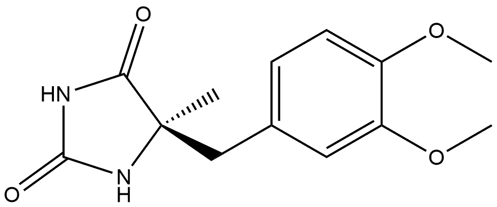 Hydantoin, 5-methyl-5-veratryl-, (R)-(+)- (8CI) 结构式