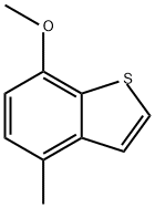 Benzo[b]thiophene, 7-methoxy-4-methyl- 结构式