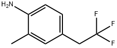 2-Methyl-4-(2,2,2-trifluoroethyl)aniline 结构式