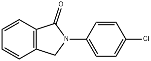 1H-Isoindol-1-one, 2-(4-chlorophenyl)-2,3-dihydro- 结构式