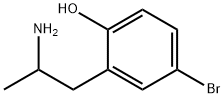 Phenol, 2-(2-aminopropyl)-4-bromo- 结构式