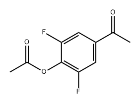 Ethanone, 1-[4-(acetyloxy)-3,5-difluorophenyl]- 结构式