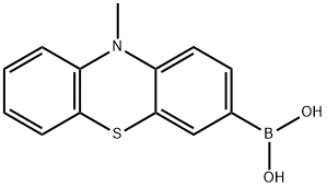 Boronic acid, (10-methyl-10H-phenothiazin-3-yl)- (9CI) 结构式