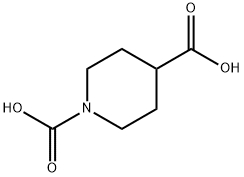 1,4-Piperidinedicarboxylic acid 结构式