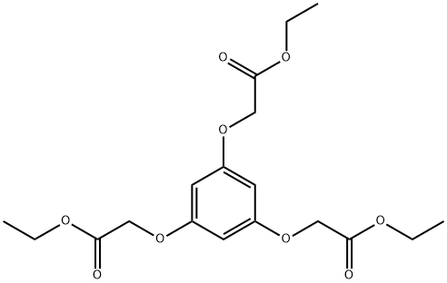 Acetic acid, 2,2',2''-[1,3,5-benzenetriyltris(oxy)]tris-, 1,1',1''-triethyl ester 结构式