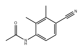 Acetamide, N-(4-cyano-2,3-dimethylphenyl)- 结构式