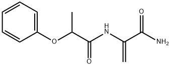 2-Propenamide, 2-[(1-oxo-2-phenoxypropyl)amino]- 结构式