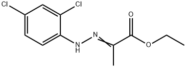 Ethyl (2E)-2-[(2,4-dichlorophenyl)hydrazono]propanoate 结构式