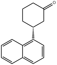 (R)-3-(Naphthalen-1-yl)cyclohexanone 结构式