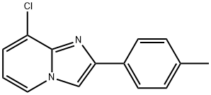 8-氯-2-(对甲苯基)咪唑并[1,2-A]吡啶 结构式