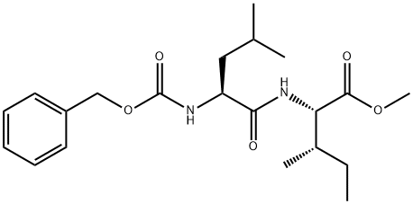 L-Isoleucine, N-[(phenylmethoxy)carbonyl]-L-leucyl-, methyl ester 结构式