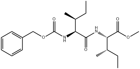 L-Isoleucine, N-[N-[(phenylmethoxy)carbonyl]-L-isoleucyl]-, methyl ester (9CI) 结构式