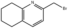 Quinoline, 2-(bromomethyl)-5,6,7,8-tetrahydro- 结构式