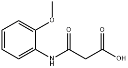 Propanoic acid, 3-[(2-methoxyphenyl)amino]-3-oxo- 结构式