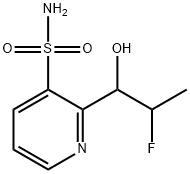 3-PYRIDINESULFONAMIDE, 2-(2-FLUORO-1-HYDROXYPROPYL)- 结构式