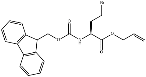 FMOC-HSER(BR)-OALL 结构式